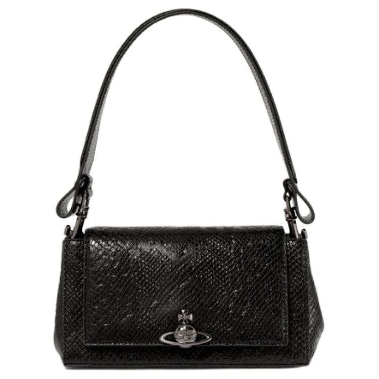 Vivienne Westwood HAZEL Calfskin Handbag Medium Women's Black