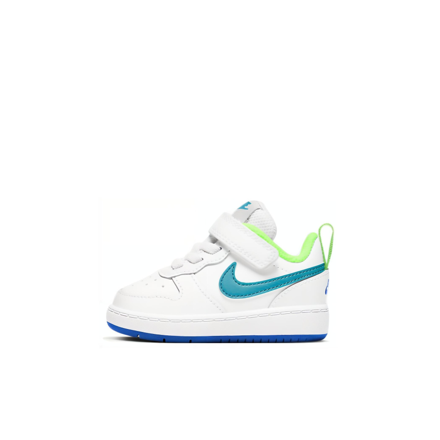 Nike Nike Low 2 Comfortable Slip Resistant Cushioning Abrasion Resistant Breathable Low top Toddler Shoes White Blue