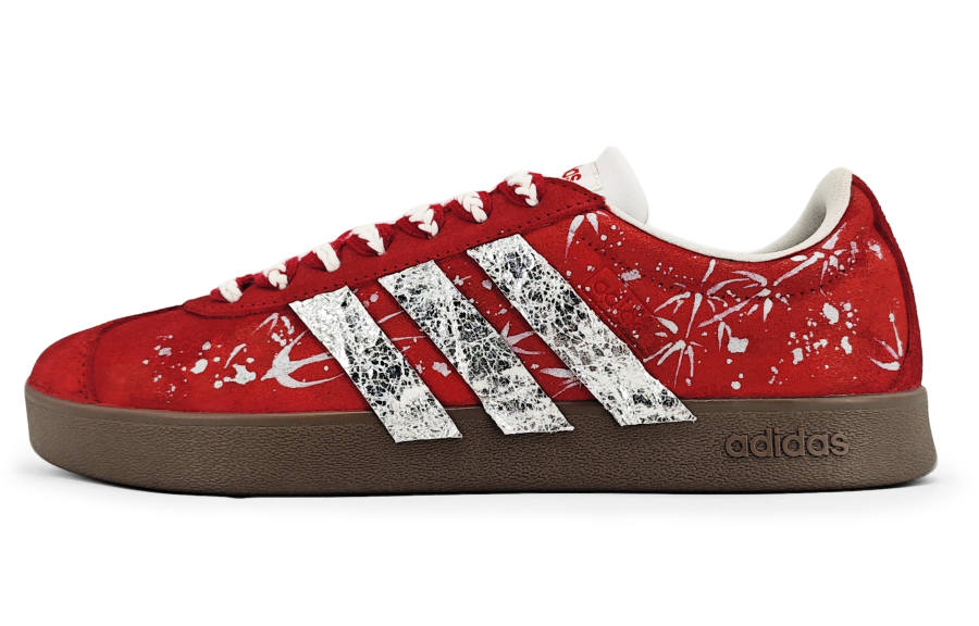 Adidas Adidas VL COURT 2.0 Abrasion Resistant Slip Resistant Low top Skateboard Shoes Unisex