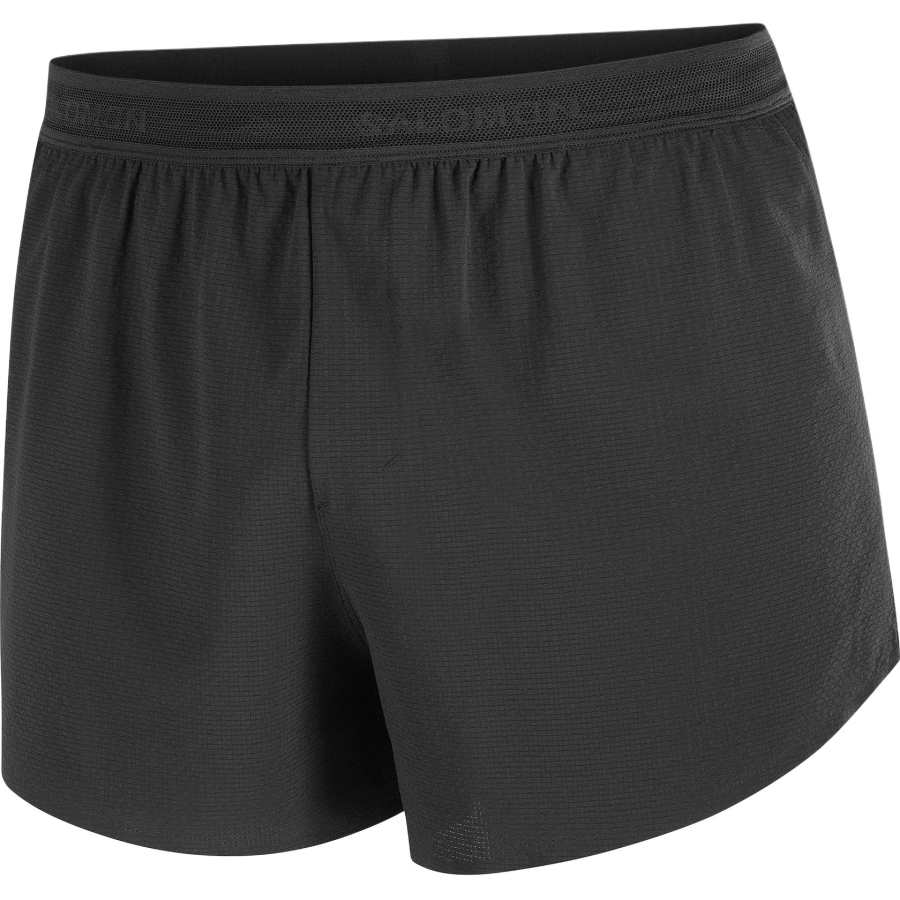 SALOMON Running Shorts Men's Black Moderate