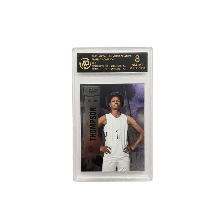 Skybox METAL UNIVERSE CHAMPS Amen Thompson, Purple Teka, Rare Collectible Graded Cards 1 Pc