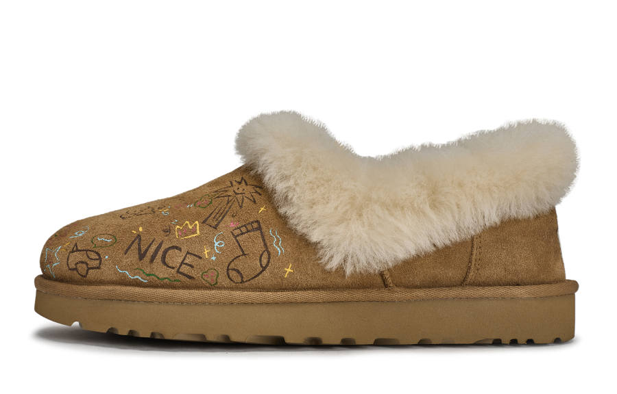 UGG 811 Manufacturing, Lifestyle Thoughts Thermal Slip Resistant Ankle Length Snow Boots Women's Chestnut Brown