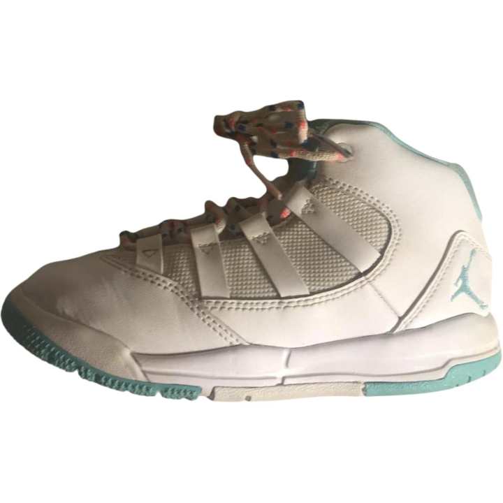 Jordan Jordan Max Aura High top Children's Basketball Shoes White Kids'