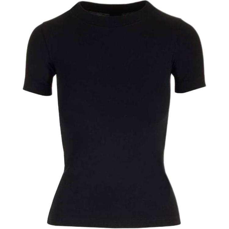 Balenciaga Logo Embellished Crewneck T Shirt