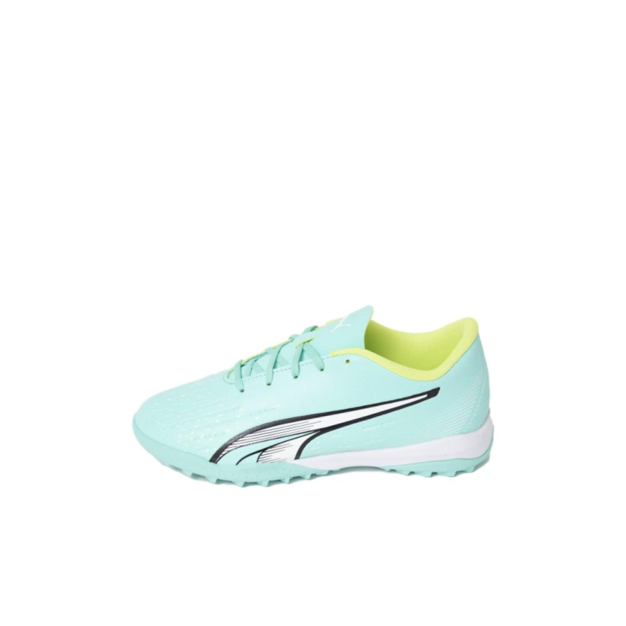 PUMA Ultra Play Cushioning Low top Kids' Soccer Shoes Cyan Yellow Kids'