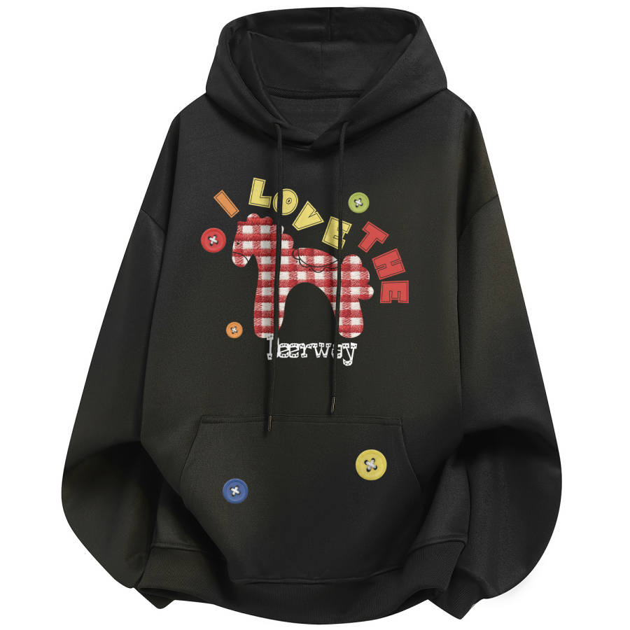 DEERWAY DEERWAY Sweatshirts Unisex Hooded Moderate Regular