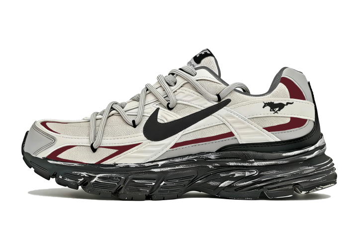 Nike Nike Initiator Cushioning Abrasion Resistant Slip Resistant Low top Running Shoes Unisex Red White Black