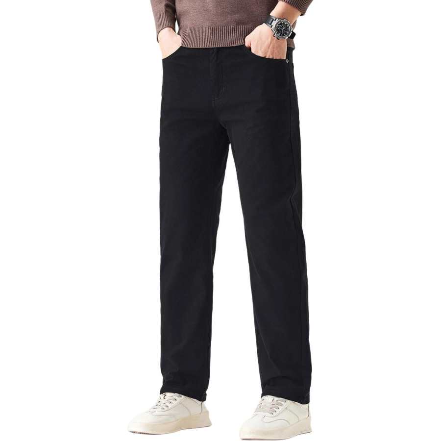 Tonlion Jeans Unisex Moderate Straight Fit Pants