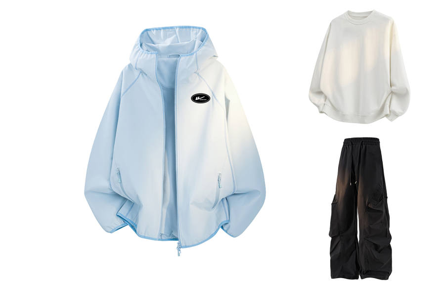 WARRIOR WARRIOR Sweatshirt Sets Unisex Hooded Moderate