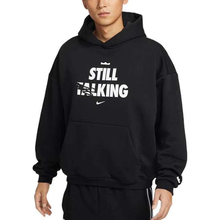 Nike Nike Therma FIT LeBron Shut Uo And Dribble Fleece Lined Thermal Hooded Pullover Long Sleeved Sweatshirt Men's