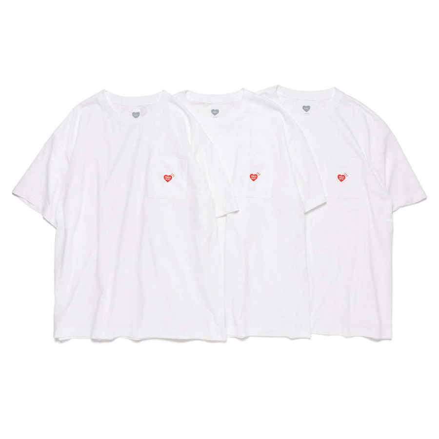 HUMAN MADE HUMAN MADE T Shirt Unisex 3 Pack