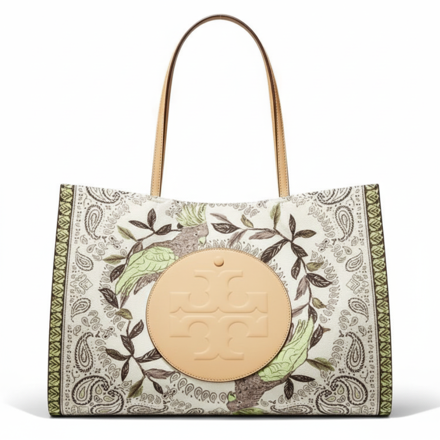 TORY BURCH TORY BURCH Ella Artificial Leather Shoulder Bag Women's Mint Green