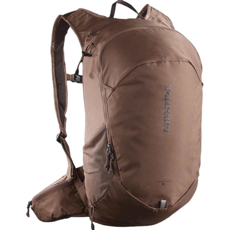 SALOMON 20L Mountaineering Bag Outdoor Bag Nylon Brown Unisex