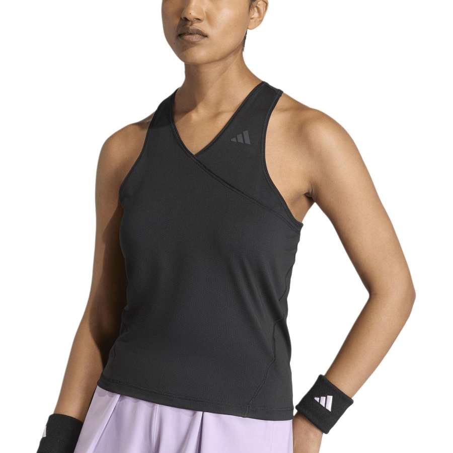 Adidas Adidas Sleeveless Sports Shirts Women's Black Other