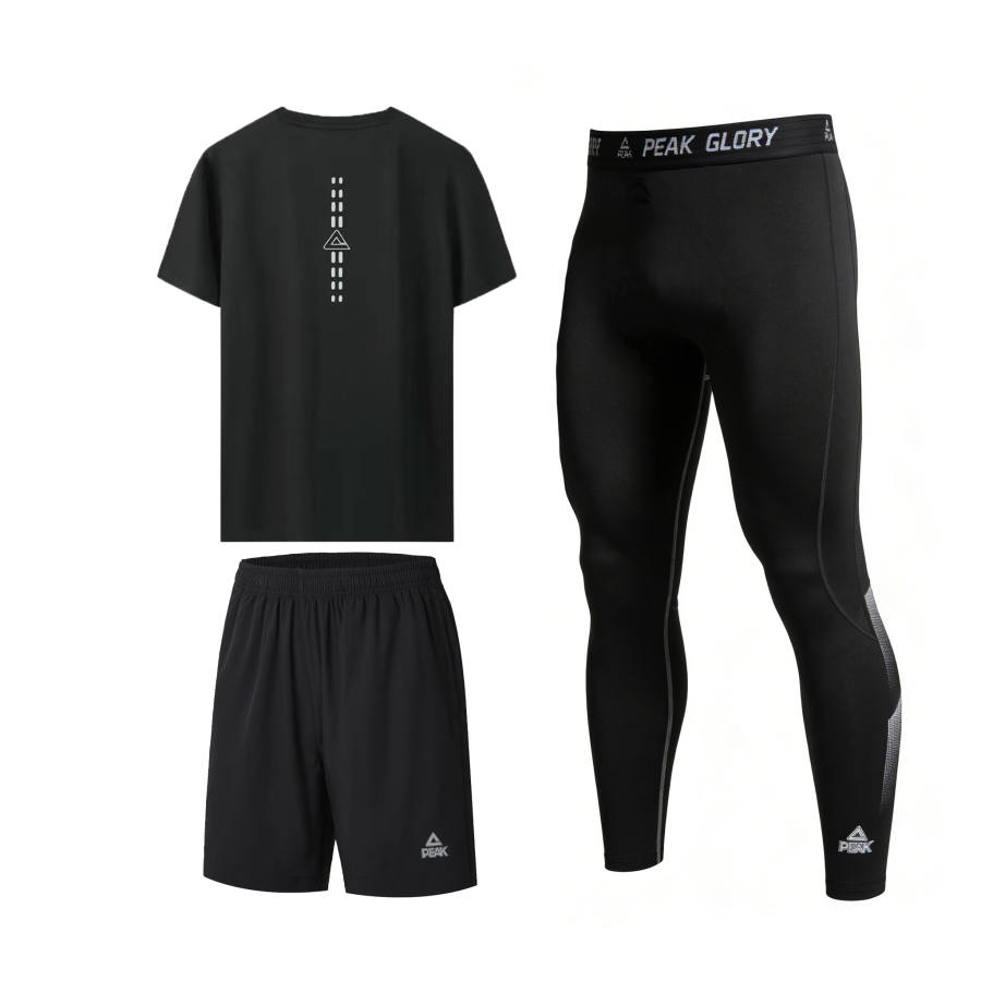 PEAK PEAK Casual Sportswear Men's Three Piece Set