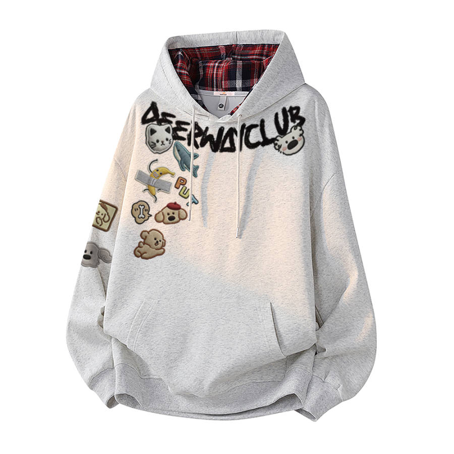 DEERWAY DEERWAY Sweatshirts Unisex Hooded Moderate Regular