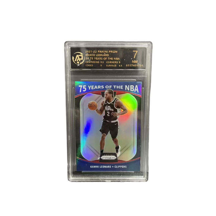 PANINI PANINI Prizm Kawhi Leonard OP Silver Refringence, Classic Collection Graded Cards 1 Pc