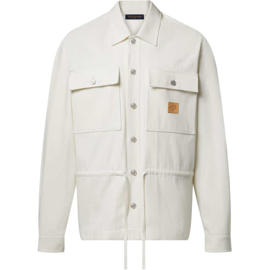 LOUIS VUITTON LOUIS VUITTON Shirts Men's White Lapel Moderate
