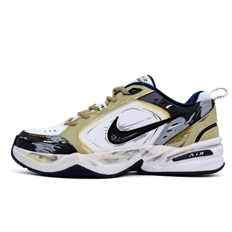 Nike Nike Air Monarch 4 Embark On Wilderness Leather Abrasion Resistant Abrasion Resistant Low top Chunky Sneakers Unisex