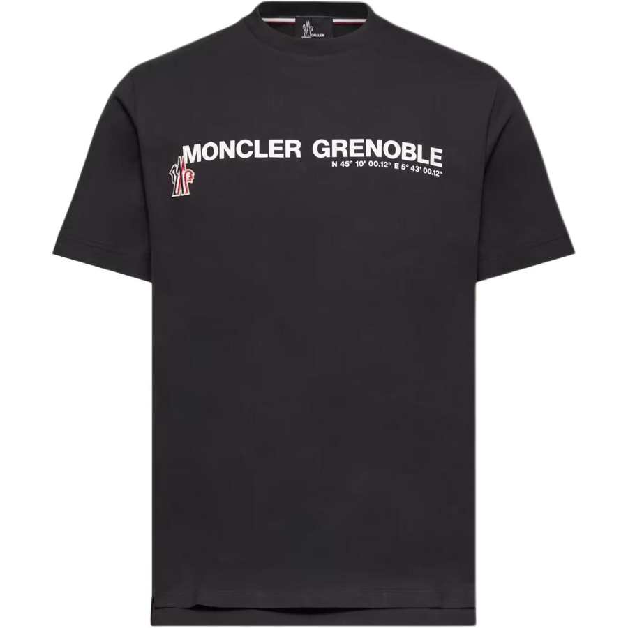 Moncler Grenoble Moncler SS26 Logo Cotton Blend T Shirt T Shirt Men's