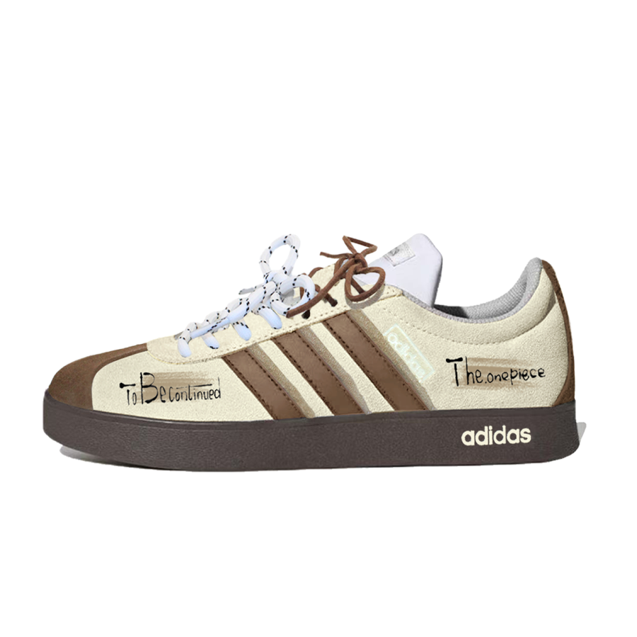 Adidas Adidas VL COURT 2.0 Abrasion Resistant Abrasion Resistant Low top Skateboard Shoes Unisex Fashion Versatile