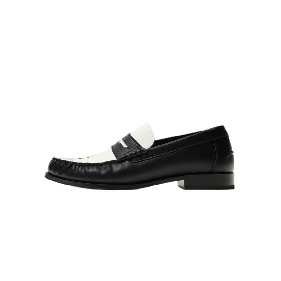 ZARA Boat Shoes Men's Black/White