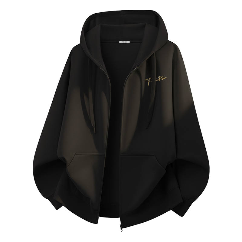 MINISO Sweatshirts Unisex Hooded Moderate Cardigan