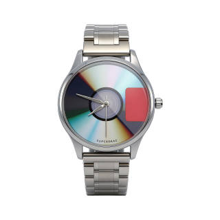 SUPEROKAZ Bound2 Quartz Movement Steel Strap Watch Unisex Blue Dial