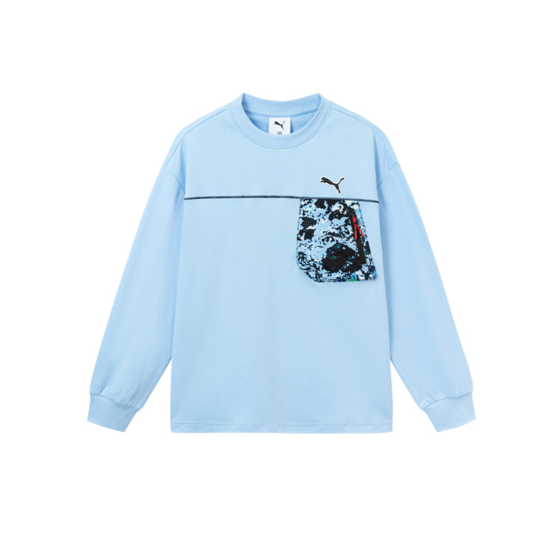 PUMA Kids T Shirts Crew Neck Moderate