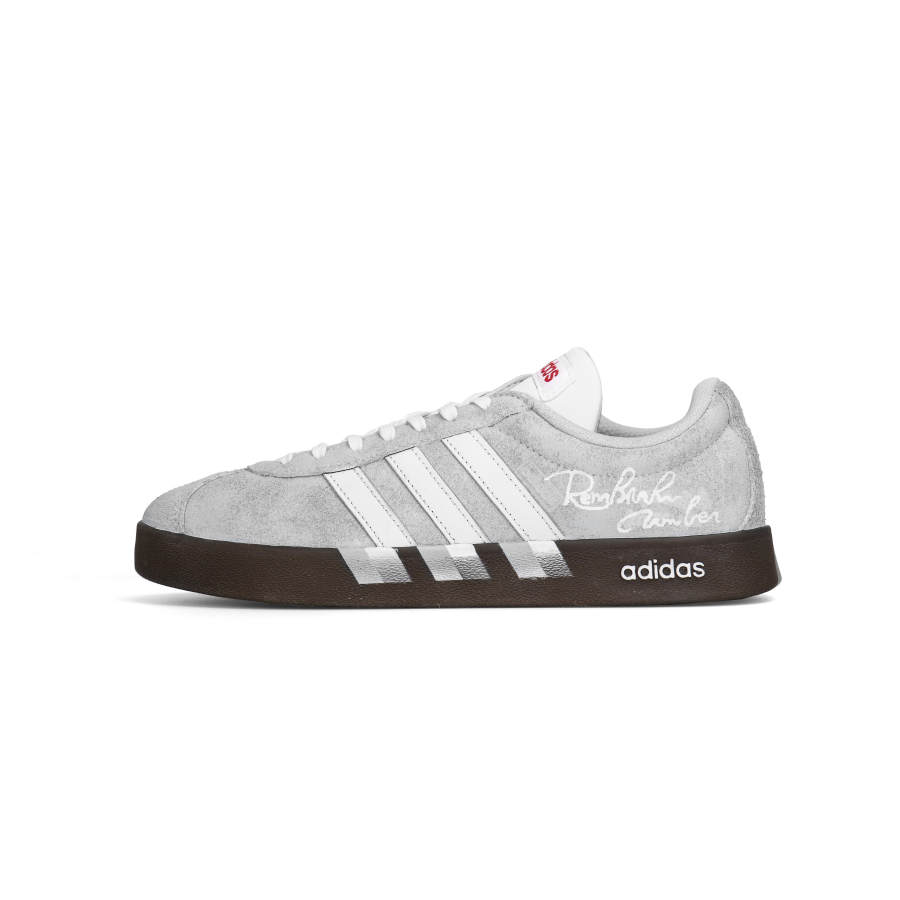 Adidas Adidas VL COURT 2.0 Lunar Post, Gray Love Song Breathable Low top Skateboard Shoes Unisex Gray