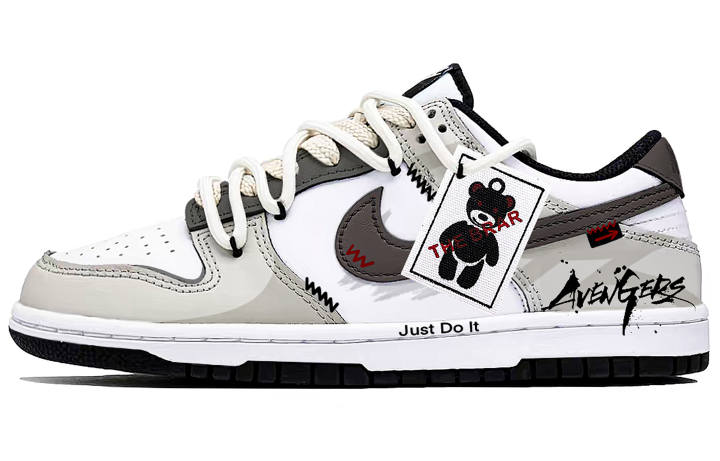 Nike Nike Dunk Crayon Puppy, Tapir Leather Low top Kids' Skateboarding Shoes Unisex