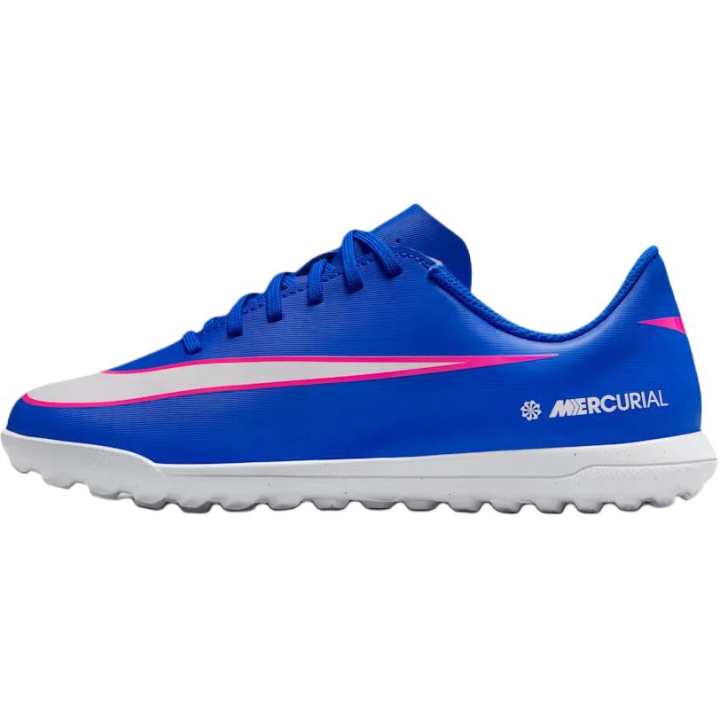 Nike Nike Mercurial Vapor 16 Slip Resistant Low top Soccer Shoes Blue Kids'