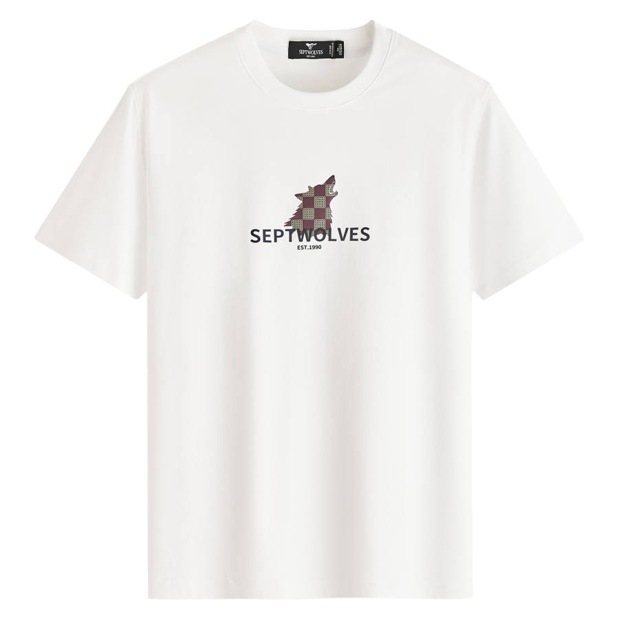 SEPTWOLVES SEPTWOLVES T Shirts Men's Crew Neck
