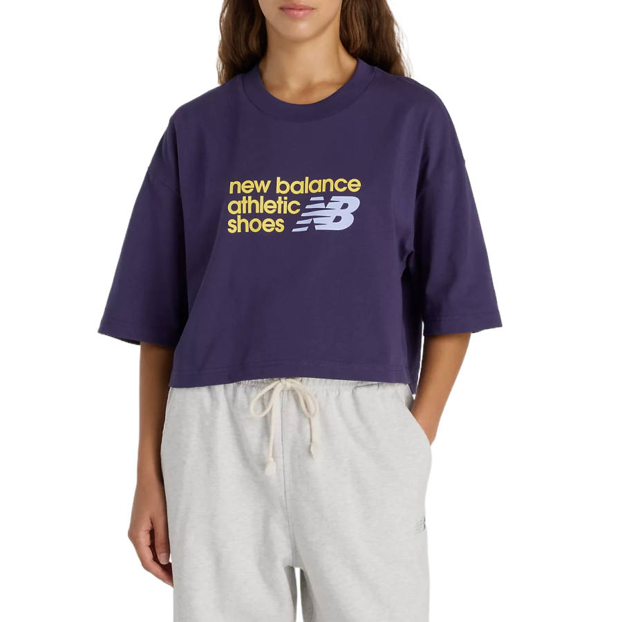New Balance New Balance Drop Shoulder Sleeve T Shirt Women's
