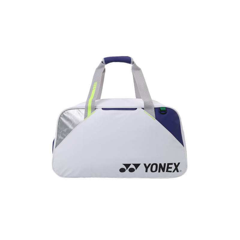 YONEX Fabric+Artificial Leather Travel Storage Bag Unisex White Blue