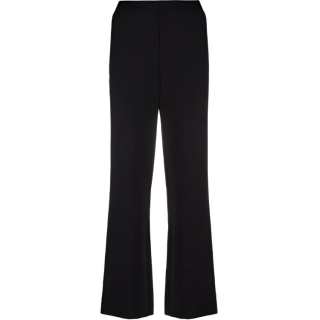 PAROSH Casual Pants Women's Black Moderate Wide Leg Pants