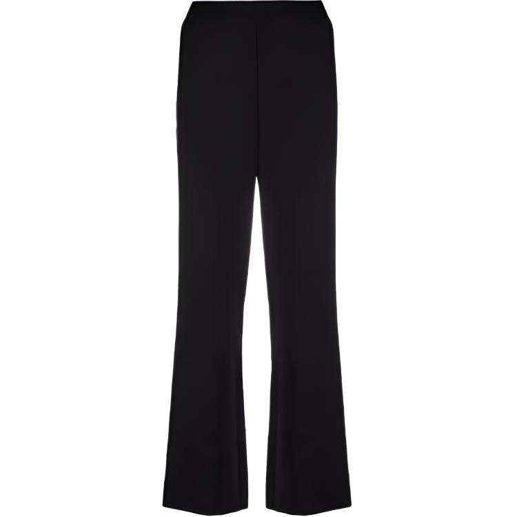 PAROSH Casual Pants Women's Black Moderate Wide Leg Pants