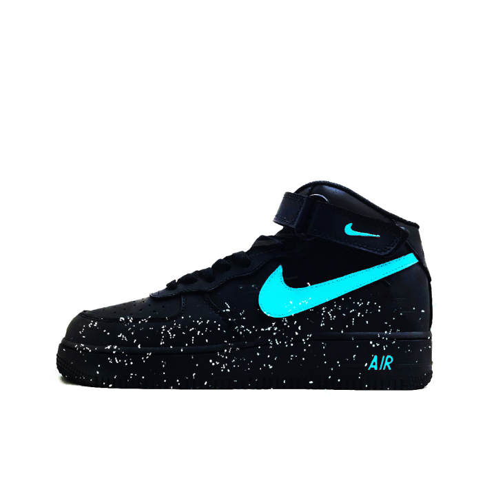 Nike Nike Air Force 1 Fluorescent Sea Appointment Synthetic Leather