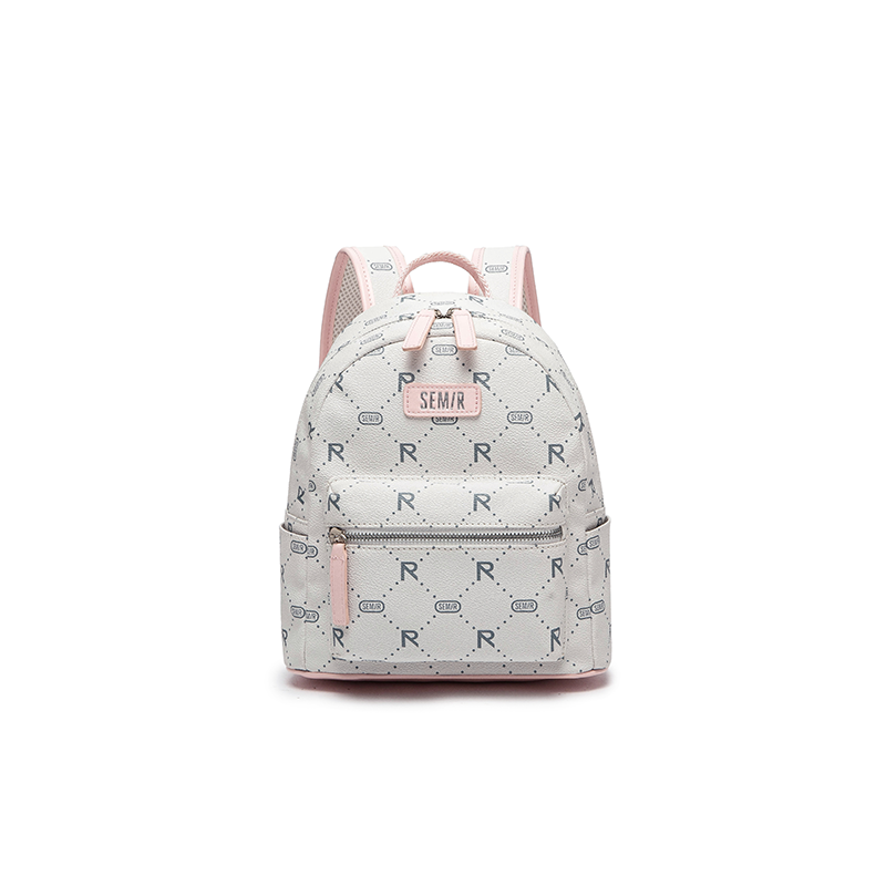 Semir Semir PVC Backpack Small Size Regular Women's Pink