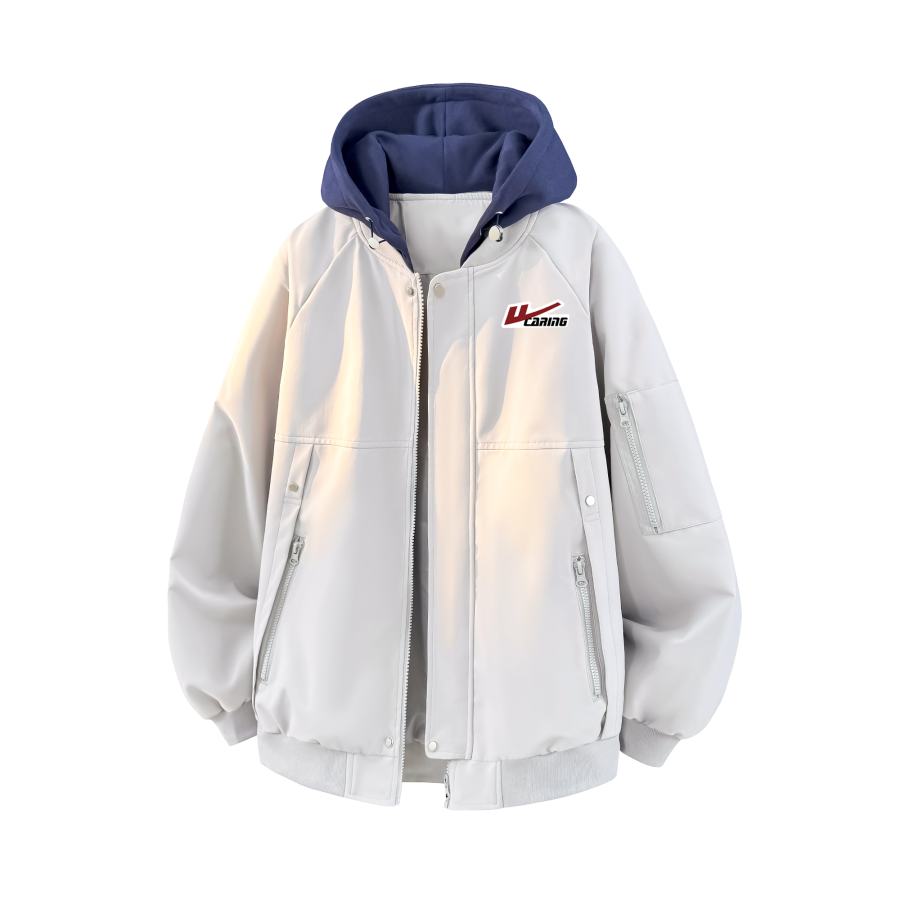 WARRIOR WARRIOR Jackets Unisex Hooded Moderate Mock Two Piece