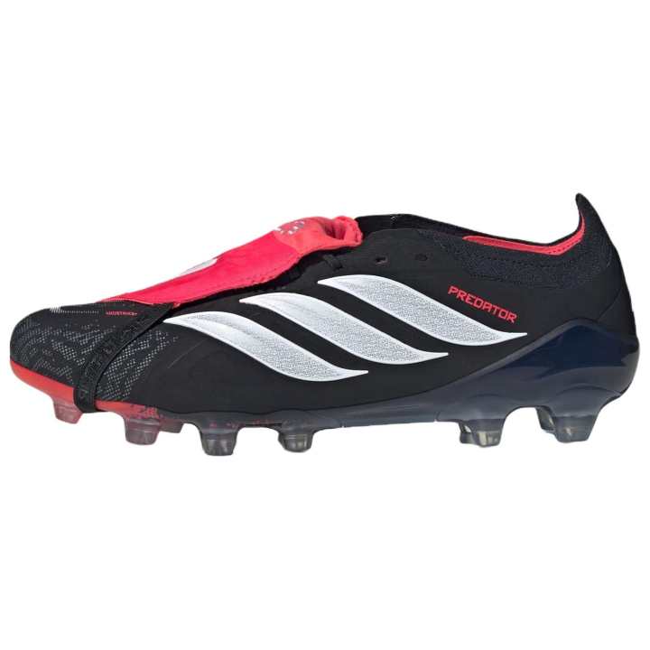 Adidas Adidas PREDATOR ELITE Comfortable HG Hard Ground Artificial Turf Soccer Shoes Unisex Black Red