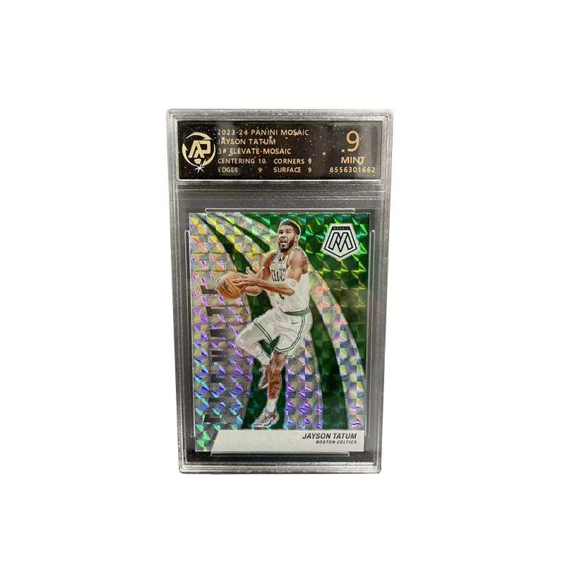 PANINI PANINI Mosaic Jayson Tatum, Rex Rabbit, Silver Green Mosaics Refringence, Classic Collection Graded Cards 1 Pc