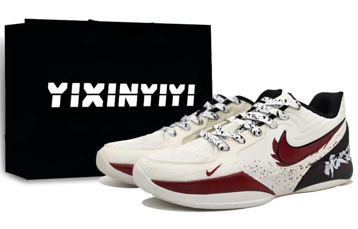 Nike Nike Ja Morant 2 Abrasion Resistant Slip Resistant Low top Basketball Shoes Unisex Mane Horse Red