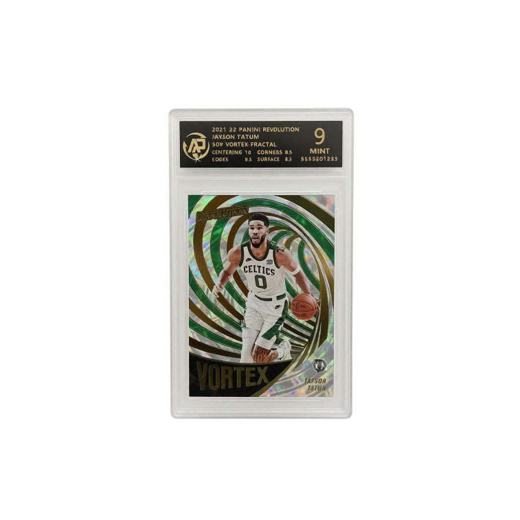 PANINI Revolution Jayson Tatum, Rex Rabbit, Whirlwind Refringence, Classic Collection Graded Cards 1 Pc