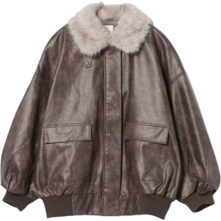 Beams Beams SS26 Leather Jacket Women's