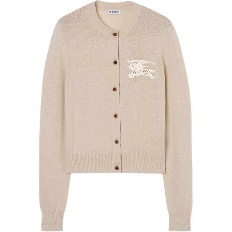Burberry Ekd Buttoned Crewneck Cardigan