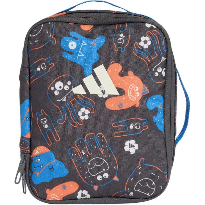Adidas Adidas Kids Zip Closure Polyester Travel Storage Bag Kids' Gray & Blue