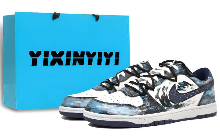 Nike Nike Big Low top Skateboard Shoes Unisex Ocean Blue