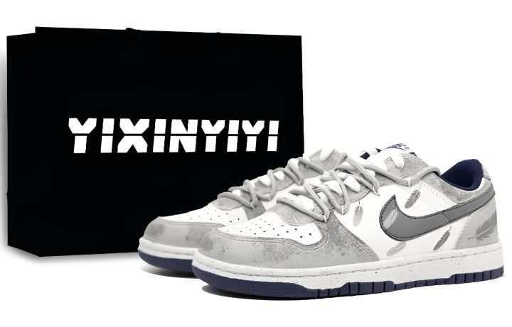 Nike Nike Big Low top Skateboard Shoes Unisex Plume Gray