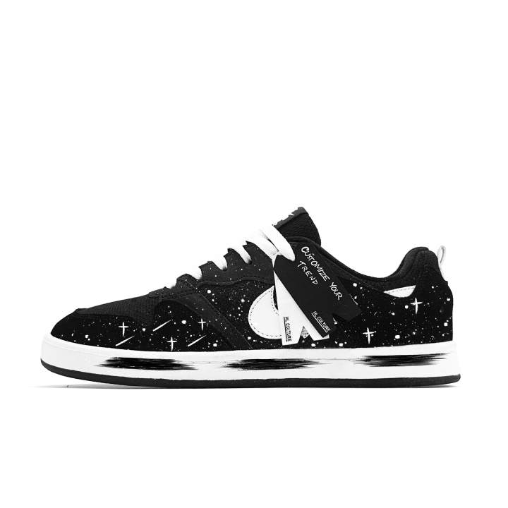 Nike Nike SB Alleyoop Baby's Breath, Deconstruction, Trendy Versatile Suede, Textile Slip Resistant Abrasion Resistant